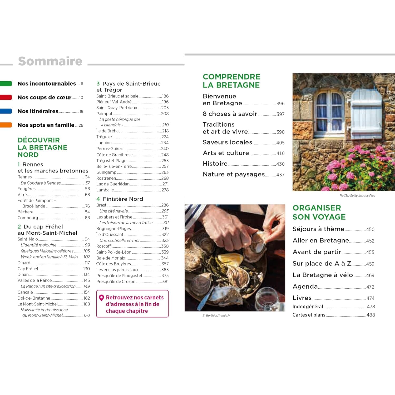 Guide Vert - Bretagne Nord, De Saint-Malo à la presqu'île de Crozon 2026 | Michelin guide de voyage Michelin