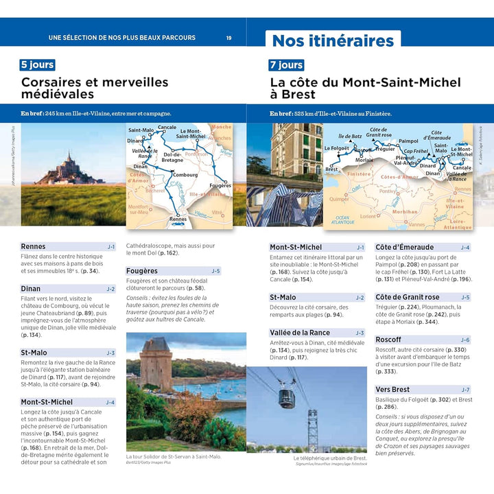 Guide Vert - Bretagne Nord, De Saint-Malo à la presqu'île de Crozon - Édition 2024 | Michelin guide de voyage Michelin 
