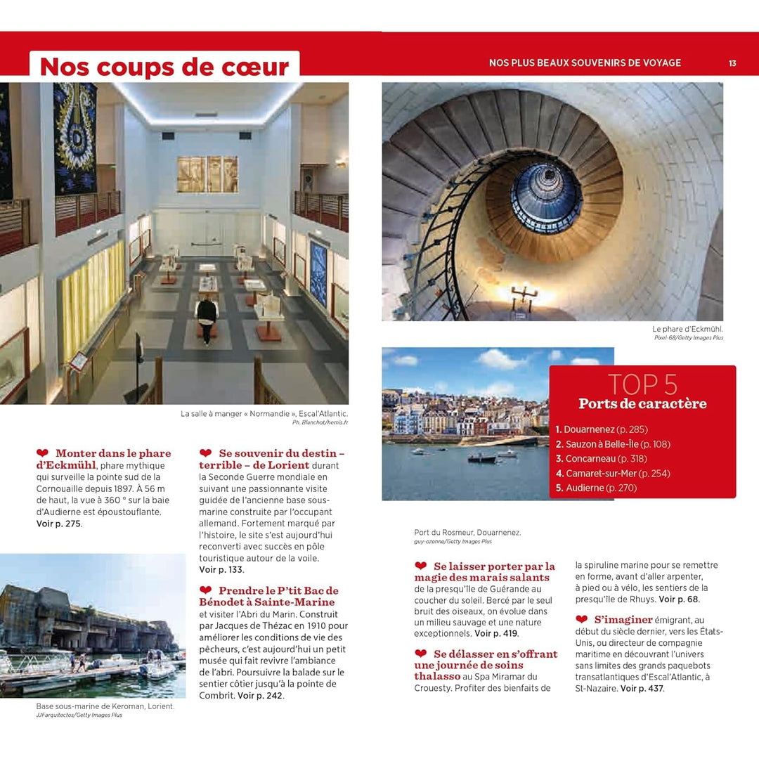 Guide Vert - Bretagne Sud : Morbihan, Finistère, Loire-Atlantique - Édition 2024 | Michelin guide de voyage Michelin 