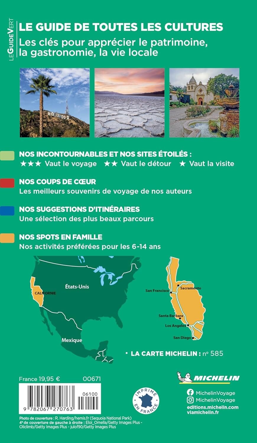 Guide Vert - Californie 2026 | Michelin guide de voyage Michelin 
