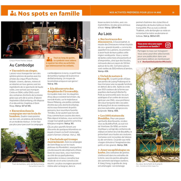 Guide Vert - Cambodge, Laos - Édition 2023 | Michelin guide de voyage Michelin 