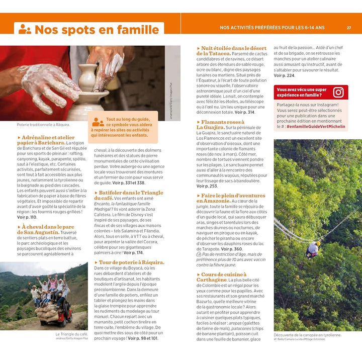 Guide Vert - Colombie - Édition 2023 | Michelin guide de voyage Michelin 