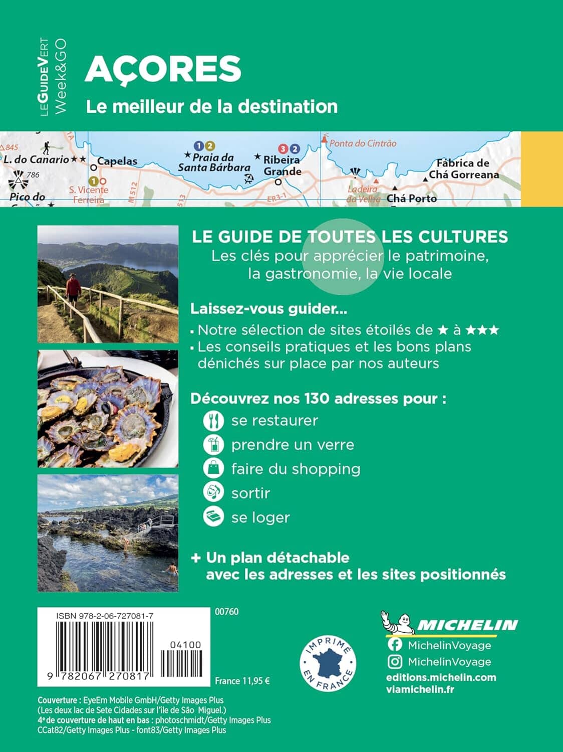 Guide Vert compact - Açores, avec plan détachable 2026 | Michelin guide de voyage Michelin 
