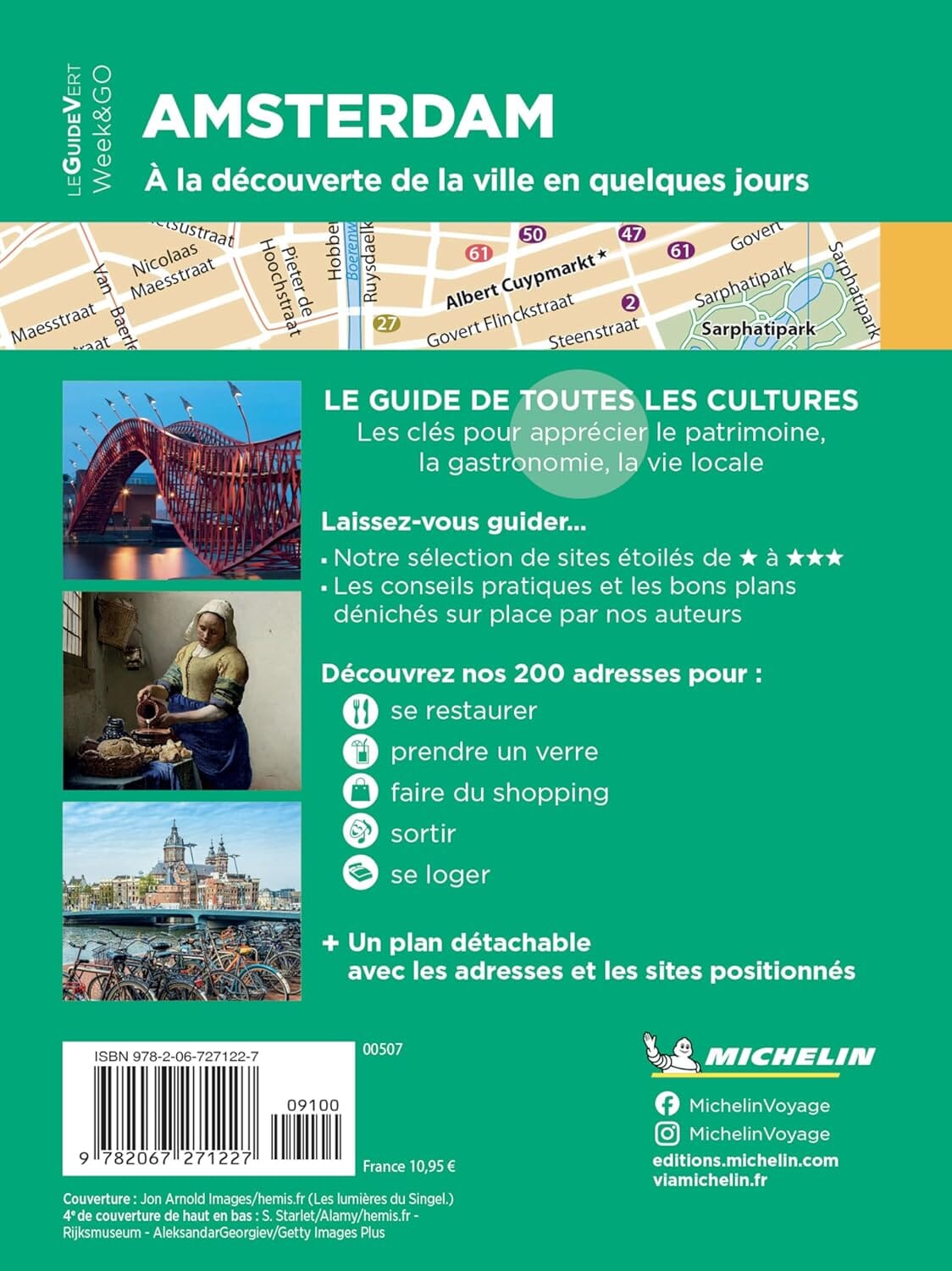 Guide Vert compact - Amsterdam 2026 | Michelin guide de voyage Michelin