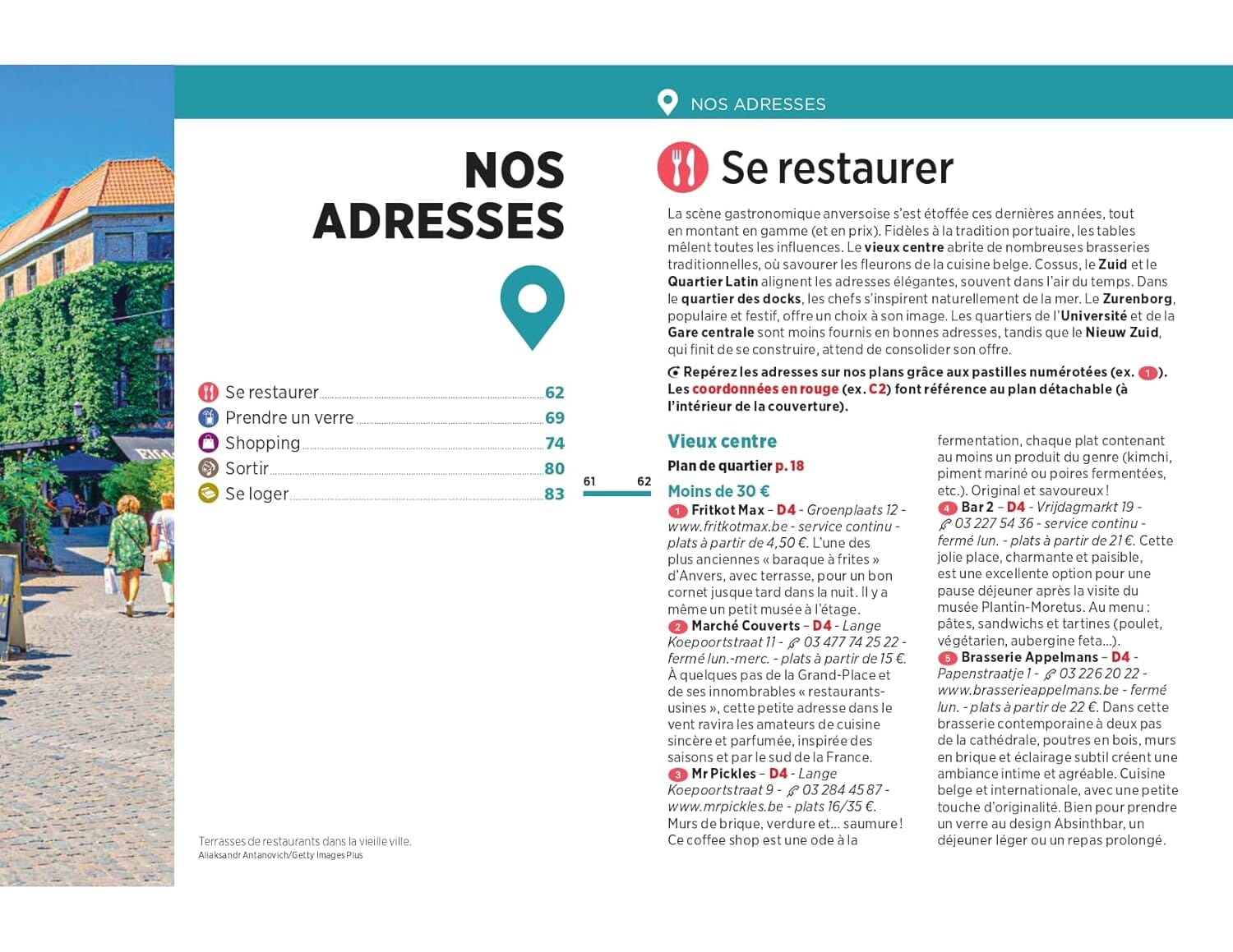 Guide Vert compact - Anvers - Édition 2025 | Michelin guide de voyage Michelin 