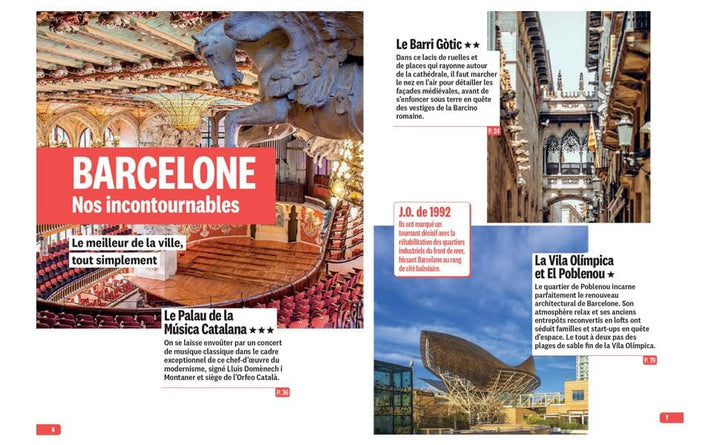 Guide Vert compact - Barcelone 2027 | Michelin guide de voyage Michelin
