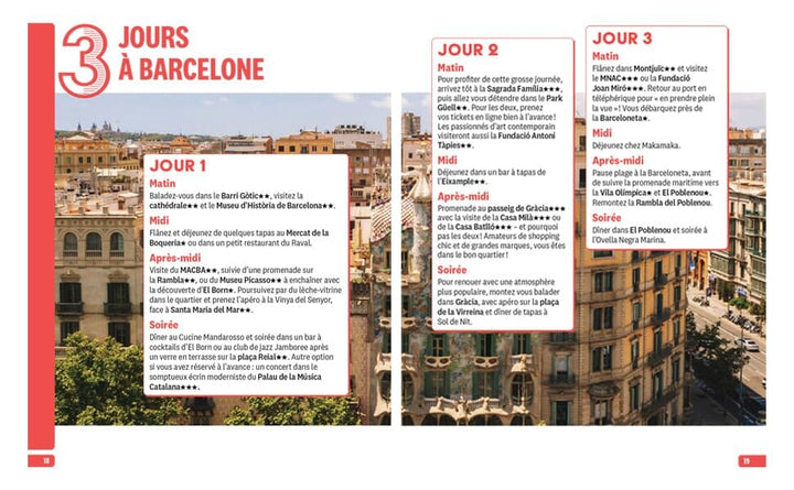 Guide Vert compact - Barcelone 2027 | Michelin guide de voyage Michelin