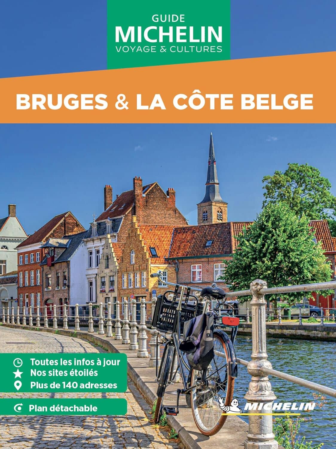 Guide Vert compact - Bruges & la côte belge - Édition 2025 | Michelin guide de voyage Michelin 