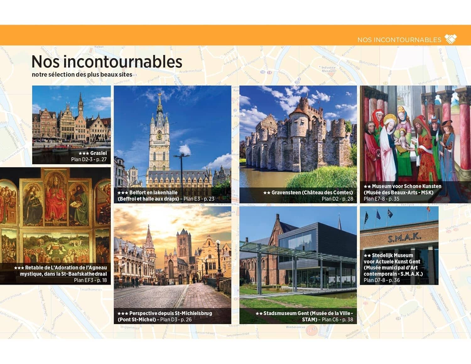 Guide Vert compact - Gand + plan - Édition 2025 | Michelin guide de voyage Michelin 