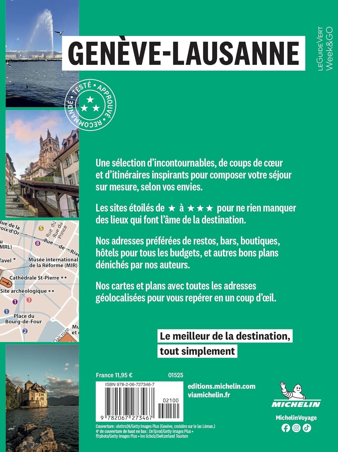 Guide Vert compact - Genève, Lausanne & Lac Léman 2027 | Michelin guide de voyage Michelin 