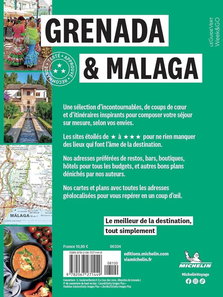 Guide Vert compact - Grenade & Malaga 2027 | Michelin guide de voyage Michelin 