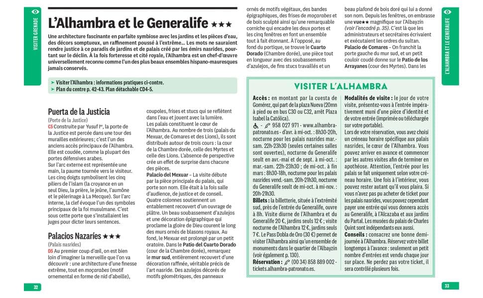 Guide Vert compact - Grenade & Malaga 2027 | Michelin guide de voyage Michelin 