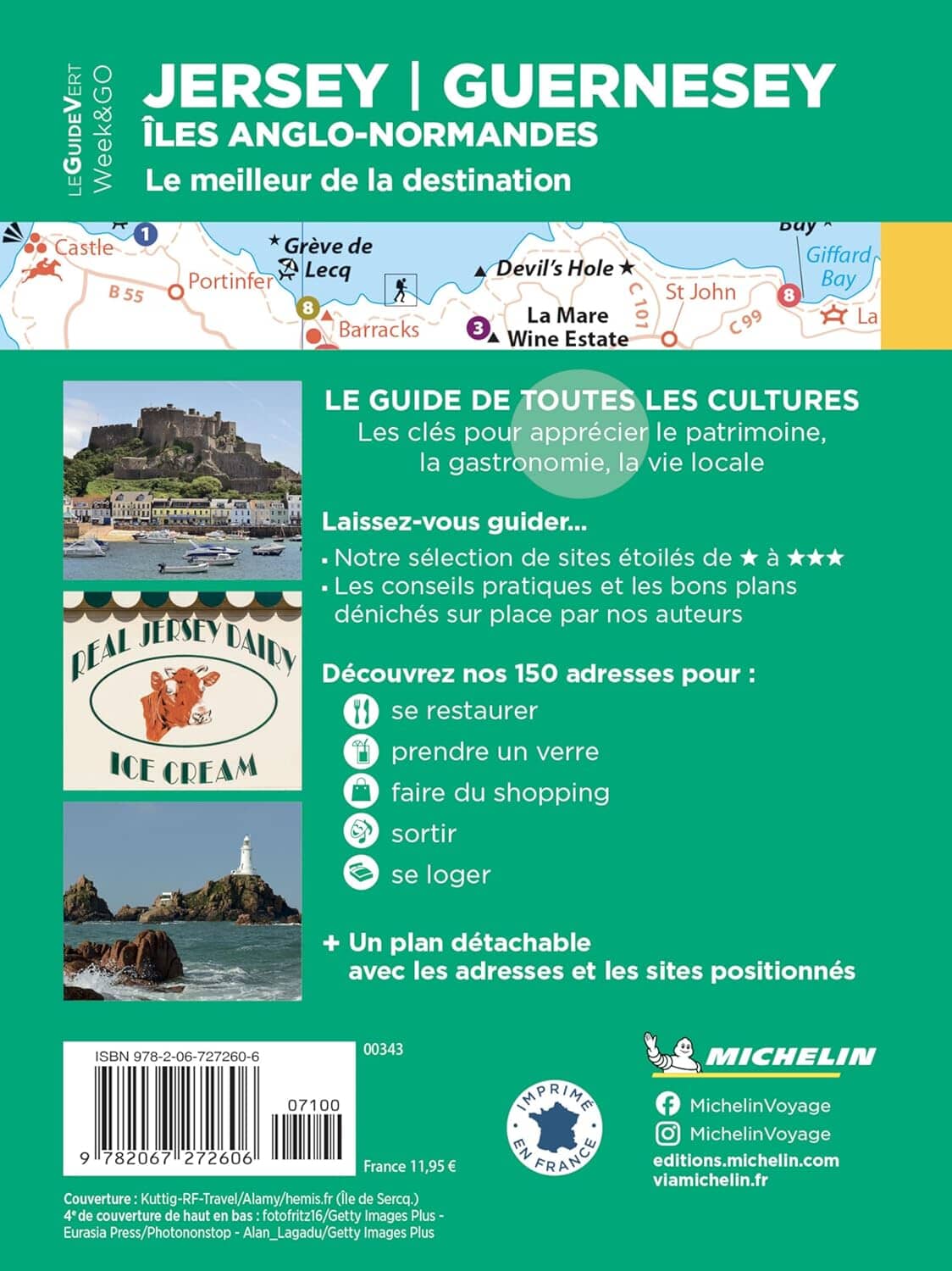 Guide Vert compact - Iles Anglo-Normandes 2026 | Michelin guide de voyage Michelin