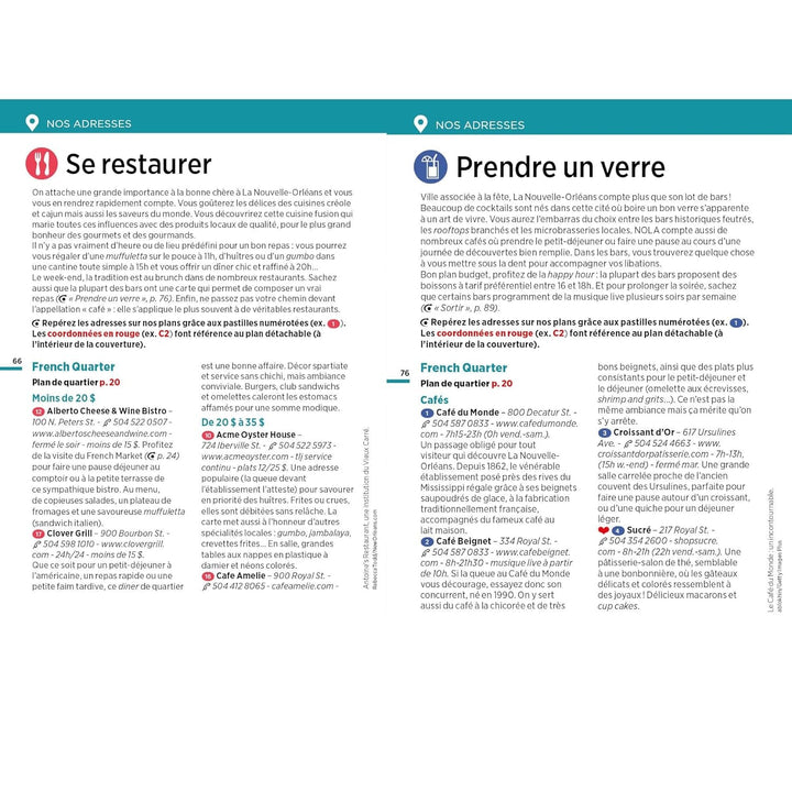 Guide Vert compact - La Nouvelle-Orléans + plan - Édition 2024 | Michelin guide de voyage Michelin 