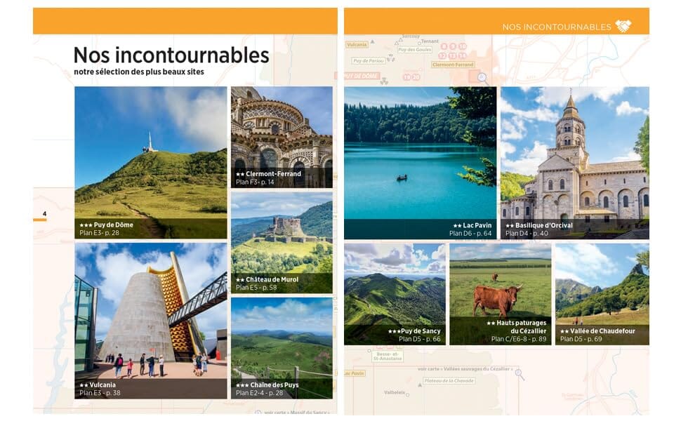 Guide Vert compact - L'Auvergne des volcans, Clermont-Ferrand et la chaîne de Puys 2026 | Michelin guide de voyage Michelin