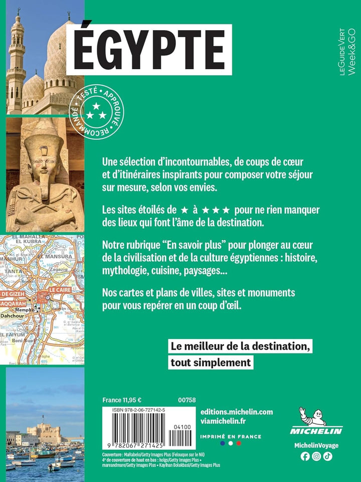 Guide Vert compact - Le Caire & Vallée du Nil (Egypte) + plan 2027 | Michelin guide de voyage Michelin