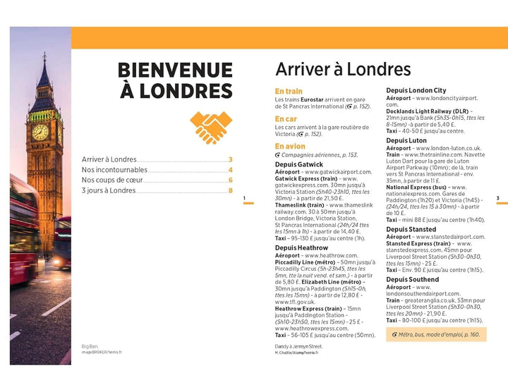 Guide Vert compact - Londres + plan 2026 | Michelin guide de voyage Michelin 