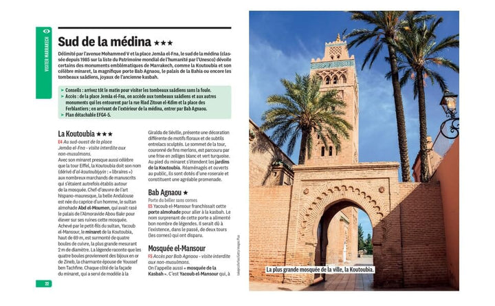 Guide Vert compact - Marrakech et Essaouira + plan 2027 | Michelin guide de voyage Michelin 