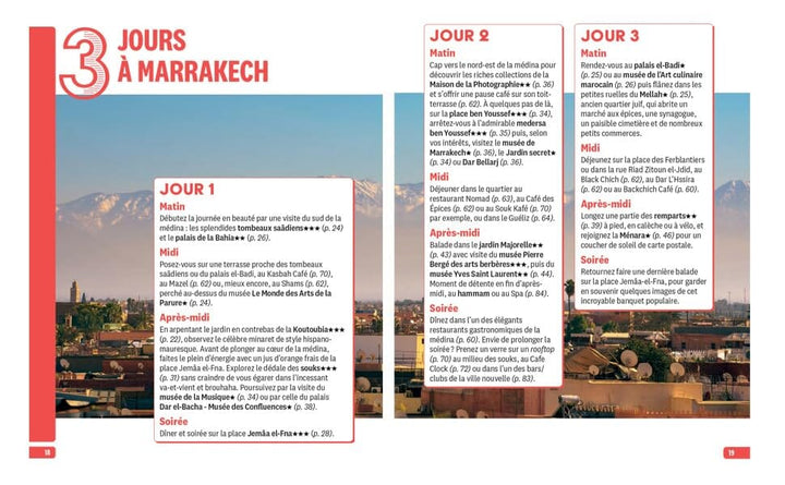 Guide Vert compact - Marrakech et Essaouira + plan 2027 | Michelin guide de voyage Michelin 