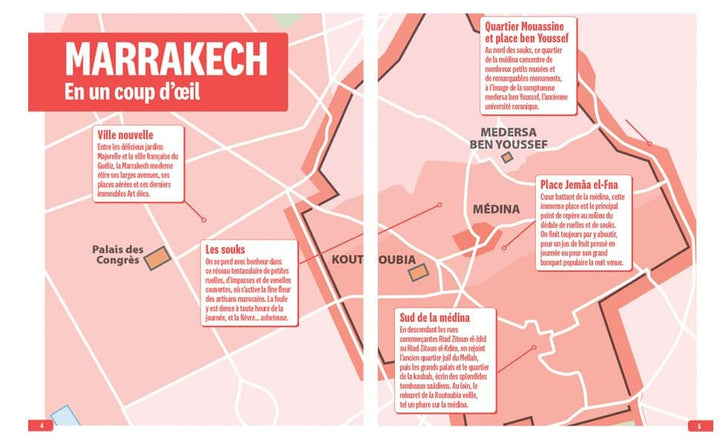 Guide Vert compact - Marrakech et Essaouira + plan 2027 | Michelin guide de voyage Michelin 