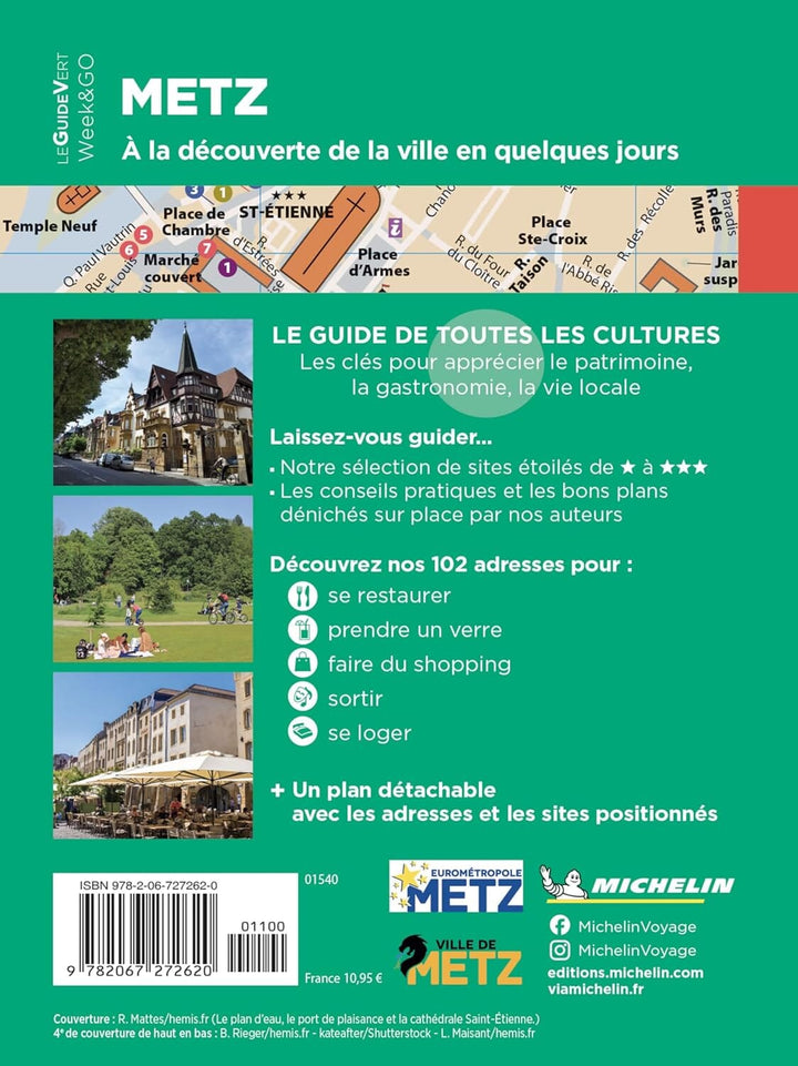 Guide Vert compact - Metz 2026 | Michelin guide de voyage Michelin 