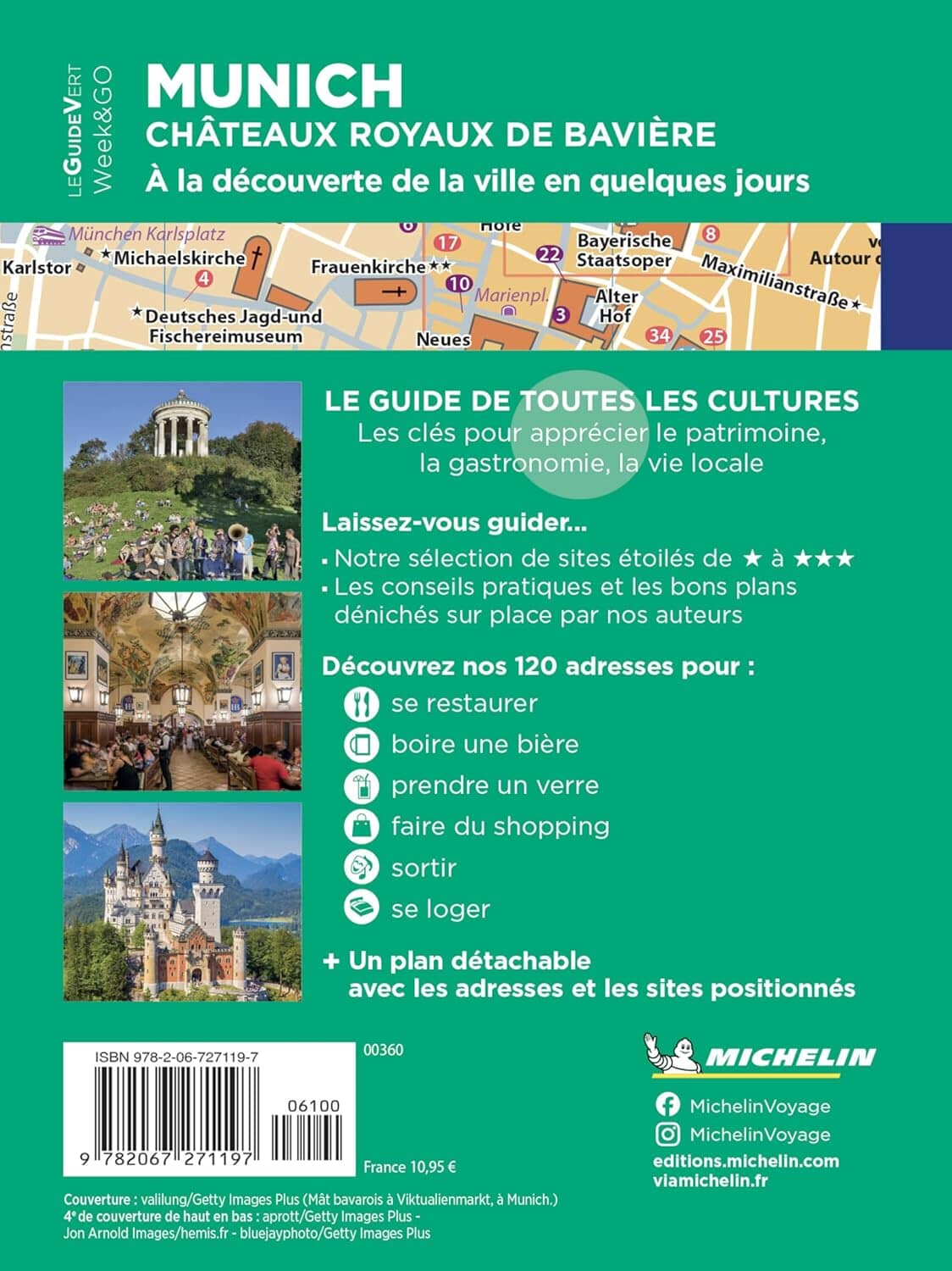 Guide Vert compact - Munich, Châteaux Royaux de Bavière 2026 | Michelin guide de voyage Michelin 