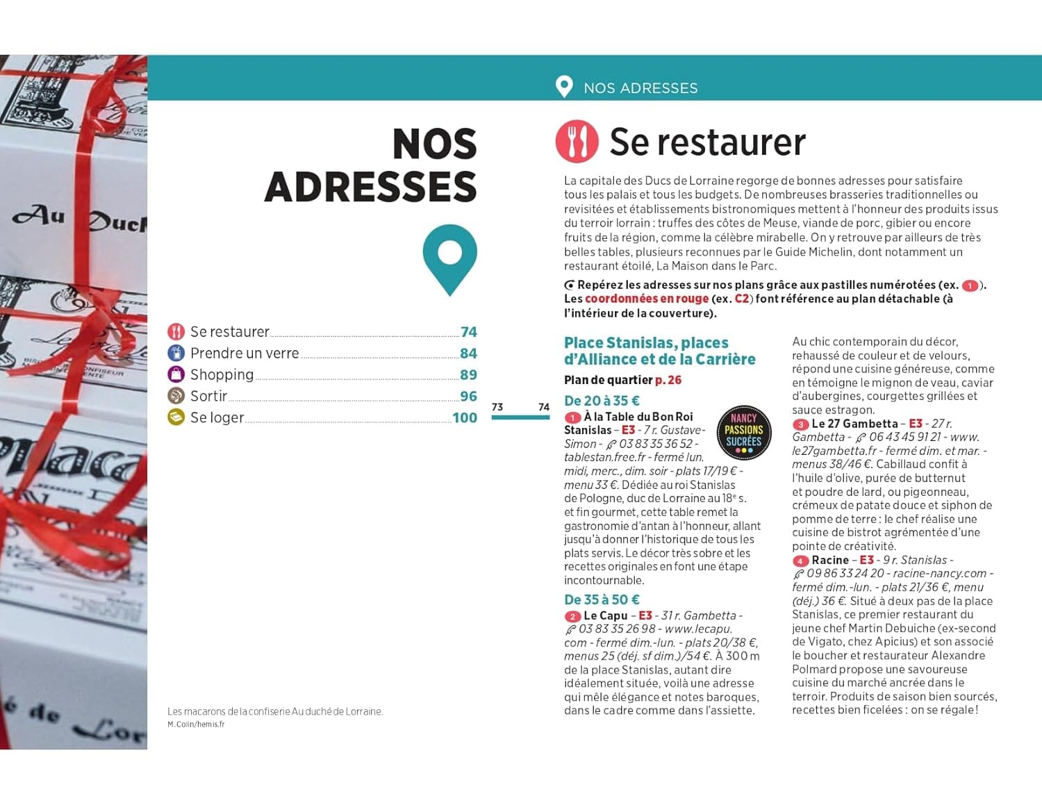 Guide Vert compact - Nancy | Michelin guide de voyage Michelin 