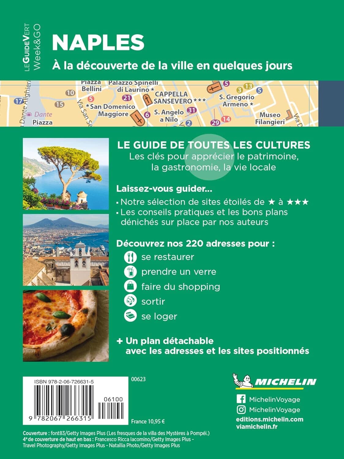 Guide Vert compact - Naples, Pompei & Côte Amalfitaine - Édition 2025 | Michelin guide de voyage Michelin 