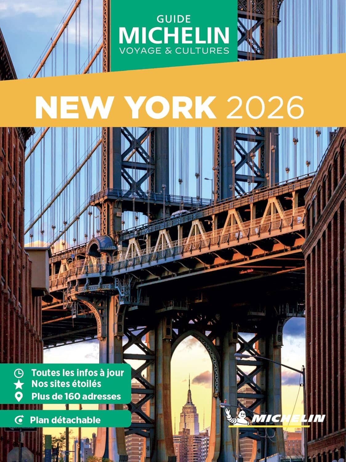 Guide Vert compact - New York + plan 2026 | Michelin guide de voyage Michelin 