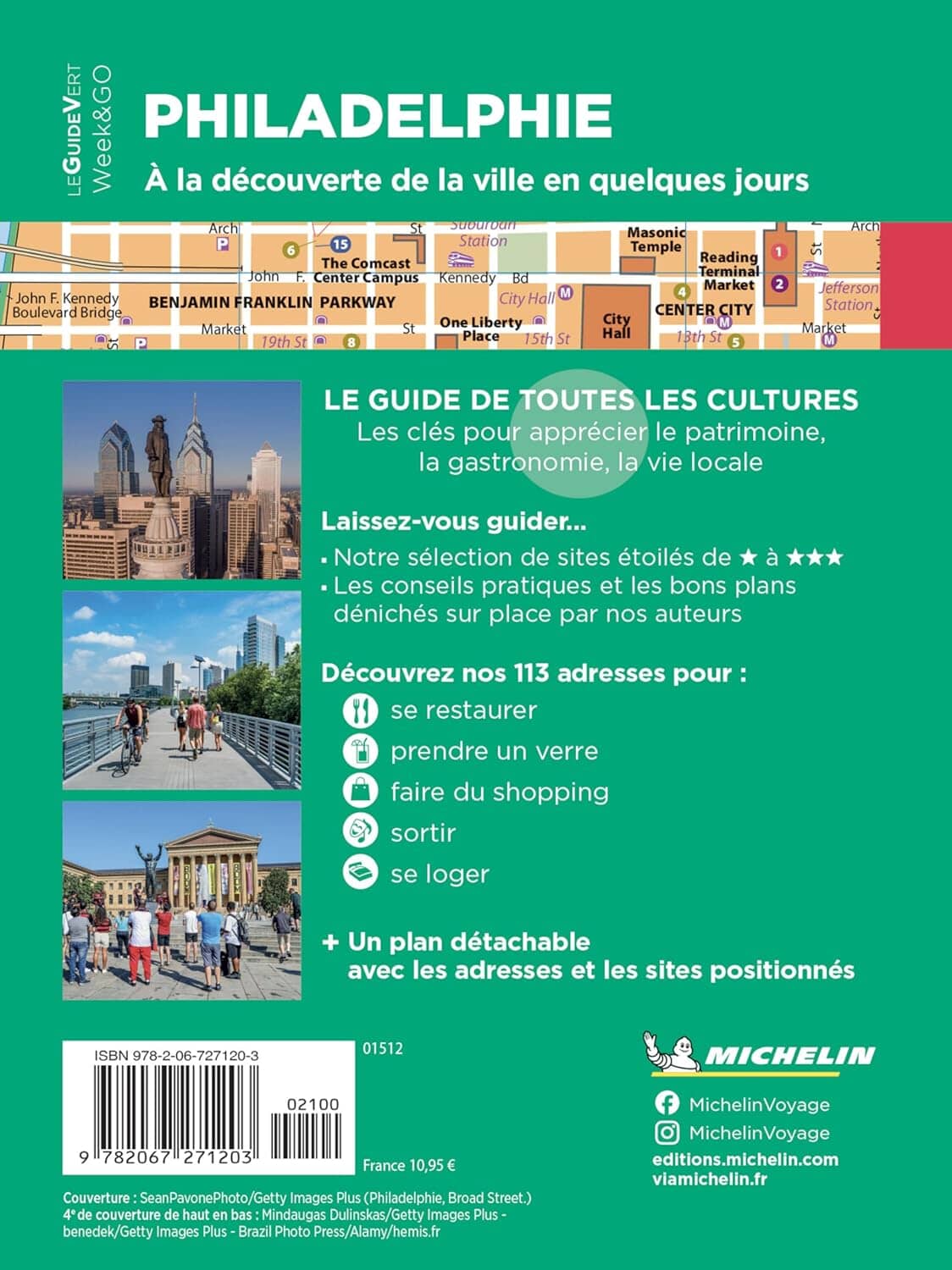 Guide Vert compact - Philadelphie 2026 | Michelin guide de voyage Michelin