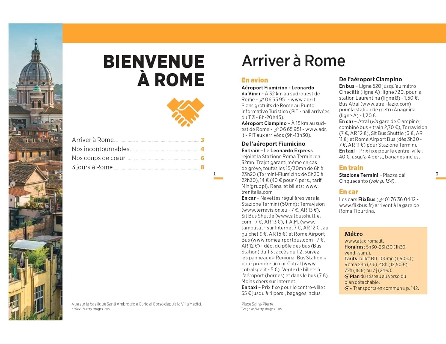 Guide Vert compact - Rome + plan 2026 | Michelin guide de voyage Michelin 