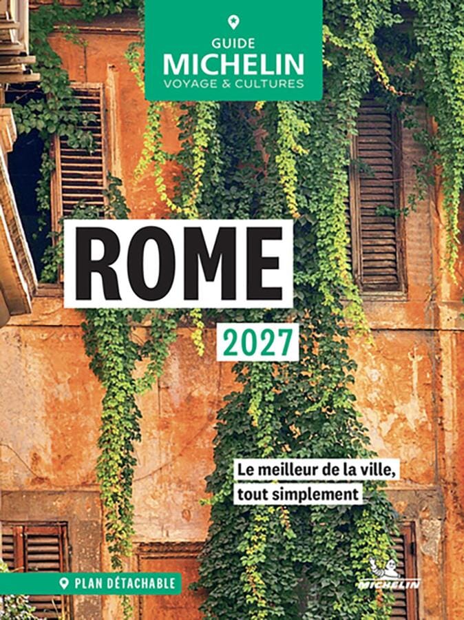 Guide Vert compact - Rome + plan 2027 | Michelin guide de voyage Michelin 