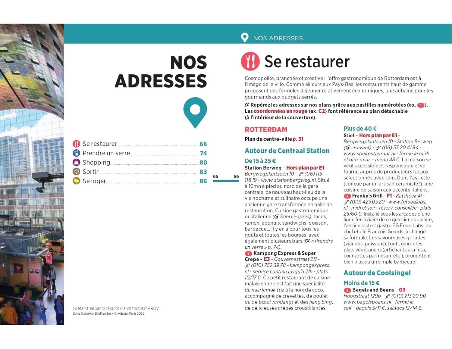 Guide Vert compact - Rotterdam, Delft, La Haye - Édition 2025 | Michelin guide de voyage Michelin 