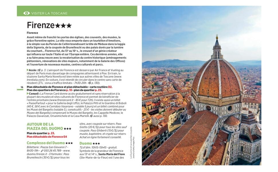 Guide Vert compact - Toscane 2026 | Michelin guide de voyage Michelin