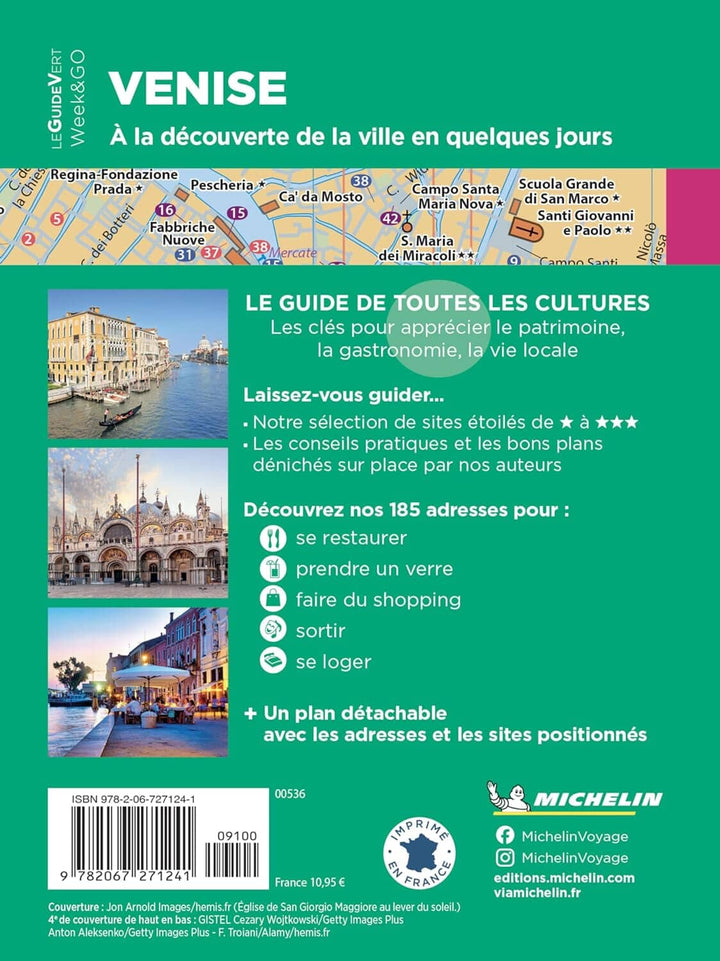 Guide Vert compact - Venise + plan 2026 | Michelin guide de voyage Michelin