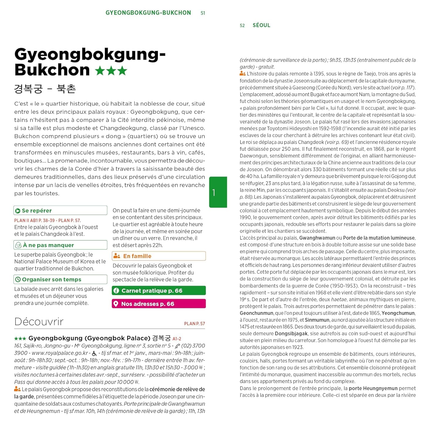 Guide Vert - Corée du Sud - Édition 2024 | Michelin guide de voyage Michelin 