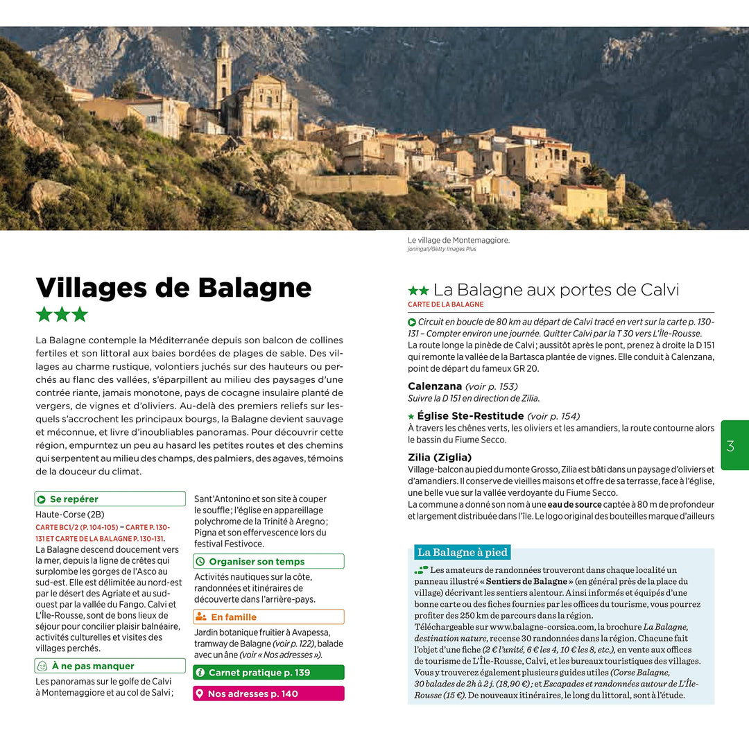 Guide Vert - Corse - Édition 2023 | Michelin guide de voyage Michelin 