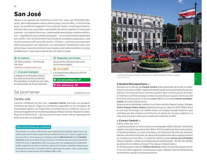 Guide Vert - Costa Rica - Édition 2025 | Michelin guide de voyage Michelin 