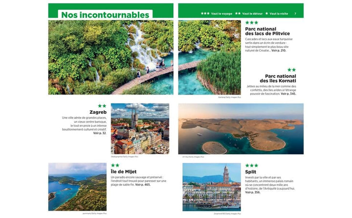 Guide Vert - Croatie 2026 | Michelin guide de voyage Michelin 