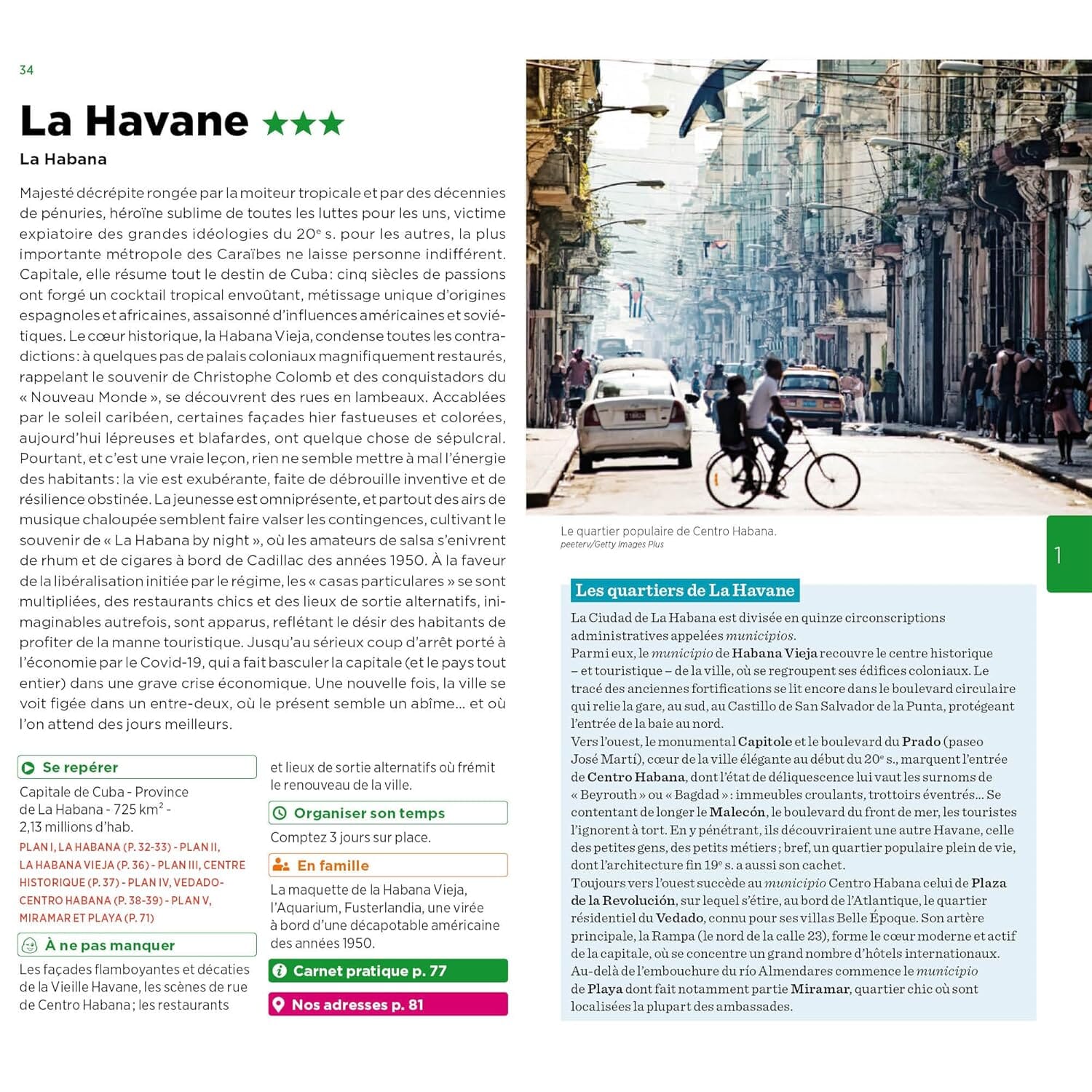 Guide Vert - Cuba - Édition 2024 | Michelin guide de voyage Michelin 