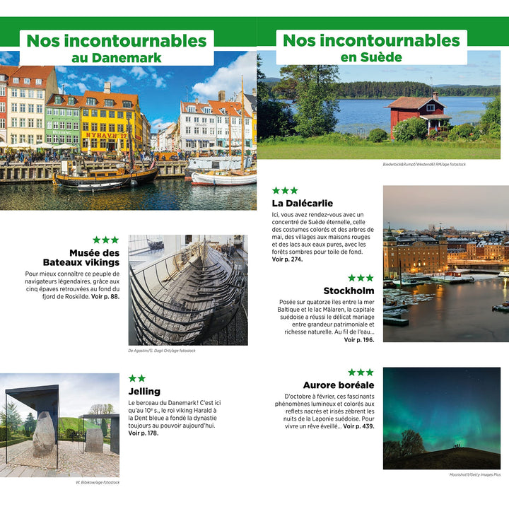 Guide Vert - Danemark, Suède - Édition 2023 | Michelin guide de voyage Michelin 