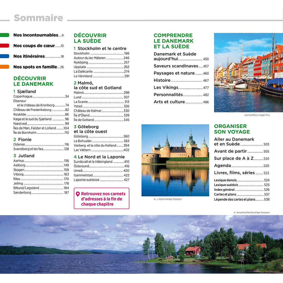 Guide Vert - Danemark, Suède - Édition 2023 | Michelin guide de voyage Michelin 