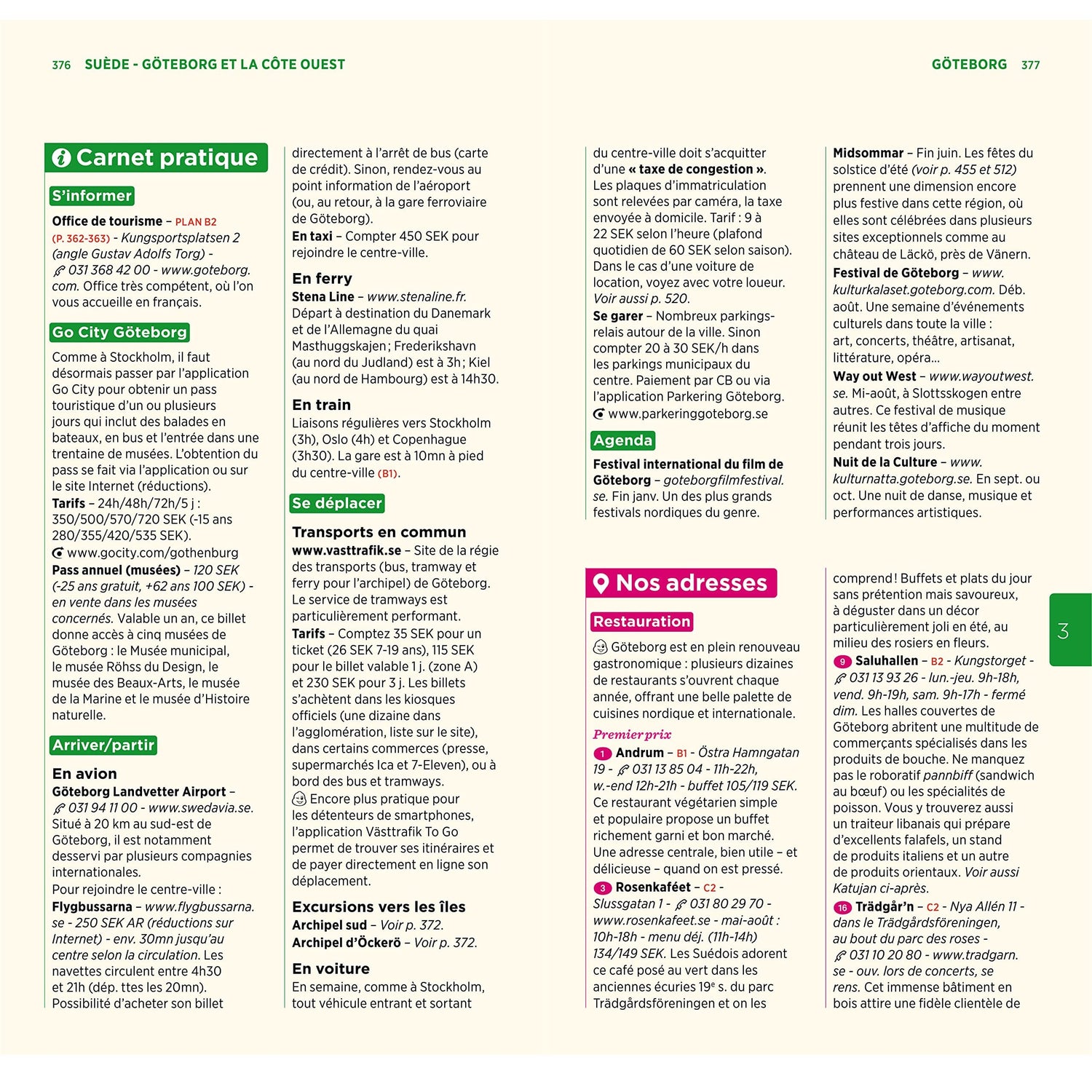 Guide Vert - Suède, Danemark - Édition 2025 | Michelin guide de voyage Michelin