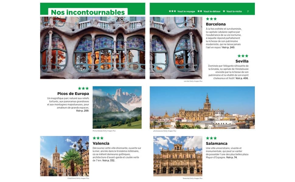 Guide Vert - Espagne 2026 | Michelin guide de voyage Michelin