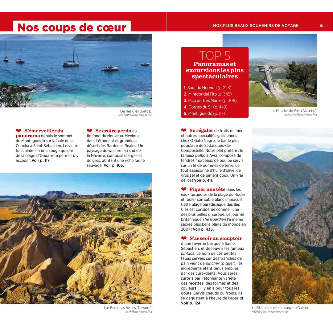 Guide Vert - Espagne Atlantique : Pays Basque, Navarre, Cantabrie, Asturies, Galice, La Rioja - Édition 2023 | Michelin guide de voyage Michelin 