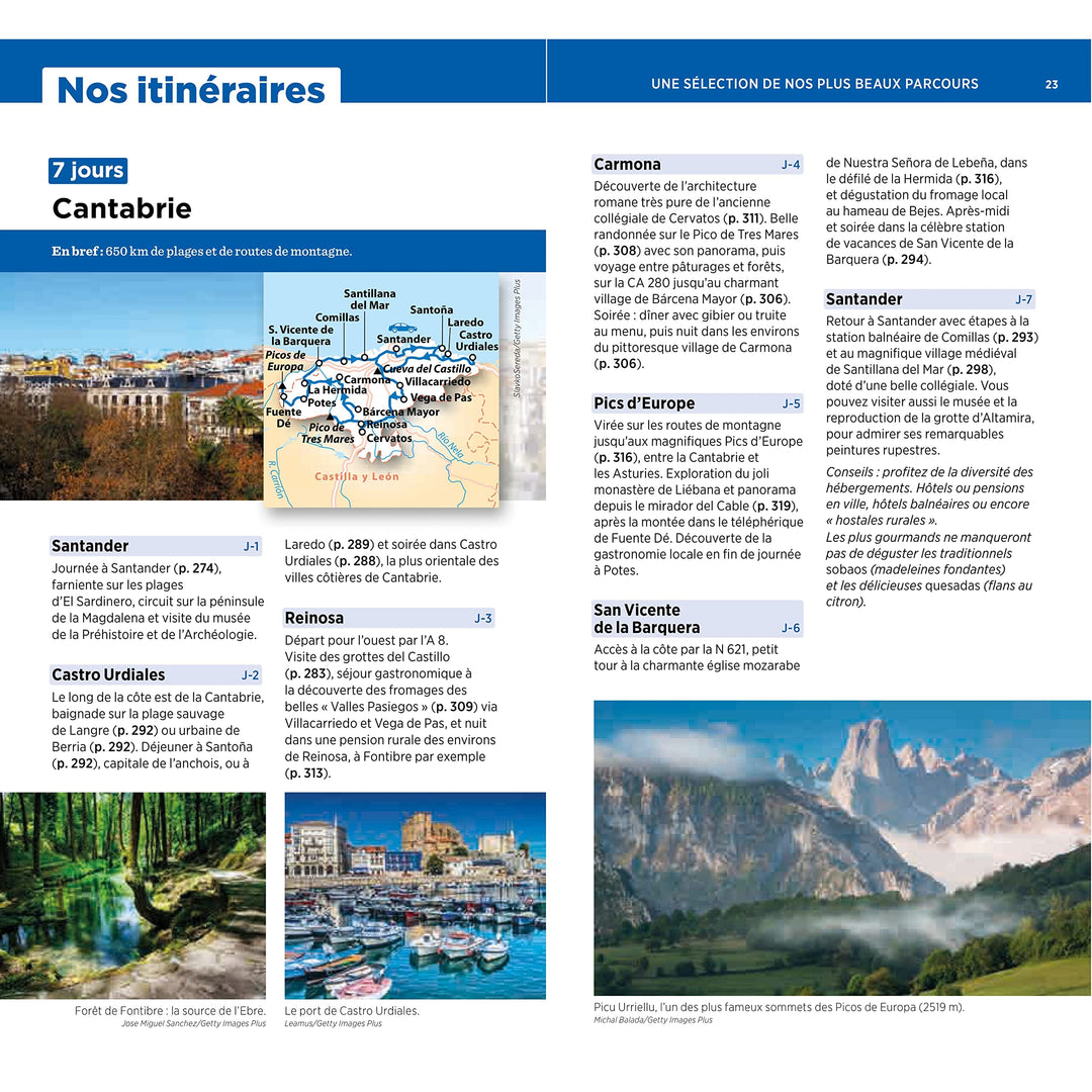 Guide Vert - Espagne Atlantique : Pays Basque, Navarre, Cantabrie, Asturies, Galice, La Rioja - Édition 2023 | Michelin guide de voyage Michelin 