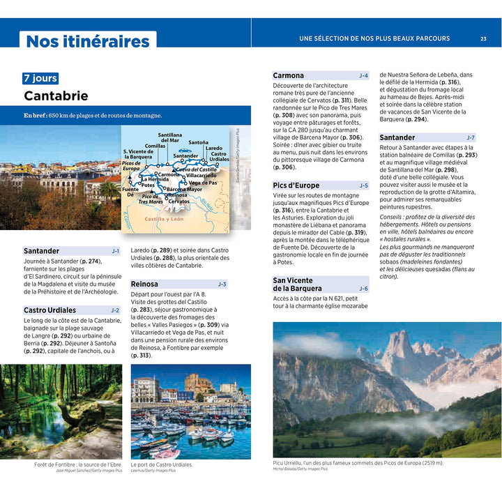 Guide Vert - Espagne Atlantique : Pays Basque, Navarre, Cantabrie, Asturies, Galice, La Rioja - Édition 2023 | Michelin guide de voyage Michelin 