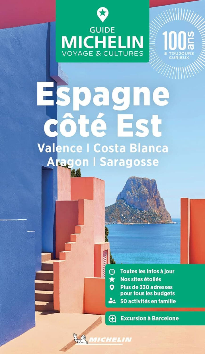 Guide Vert - Espagne Côté Est : Valence, Costa Blanca, Aragon, Saragosse 2026 | Michelin guide de voyage Michelin