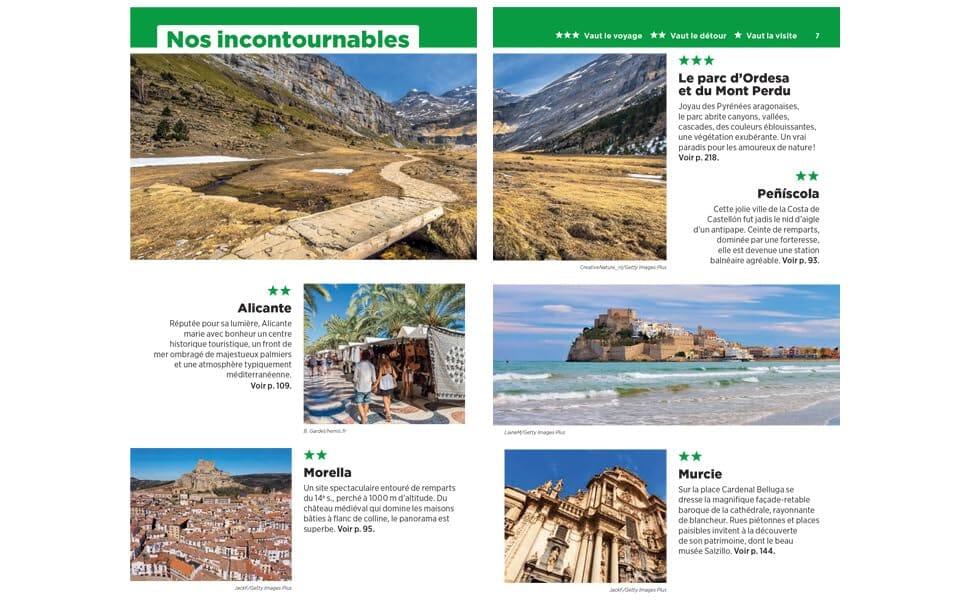 Guide Vert - Espagne Côté Est : Valence, Costa Blanca, Aragon, Saragosse 2026 | Michelin guide de voyage Michelin