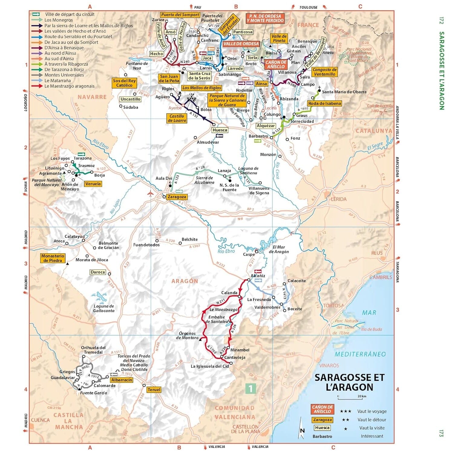 Guide Vert - Espagne Côté Est - Valence, Costa Blanca, Aragon, Saragosse - Édition 2024 | Michelin guide de voyage Michelin 